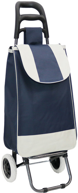 쇼핑카트/핸드캐리어/시장가방, 심플네이비 쇼핑카트 특대형, 1개