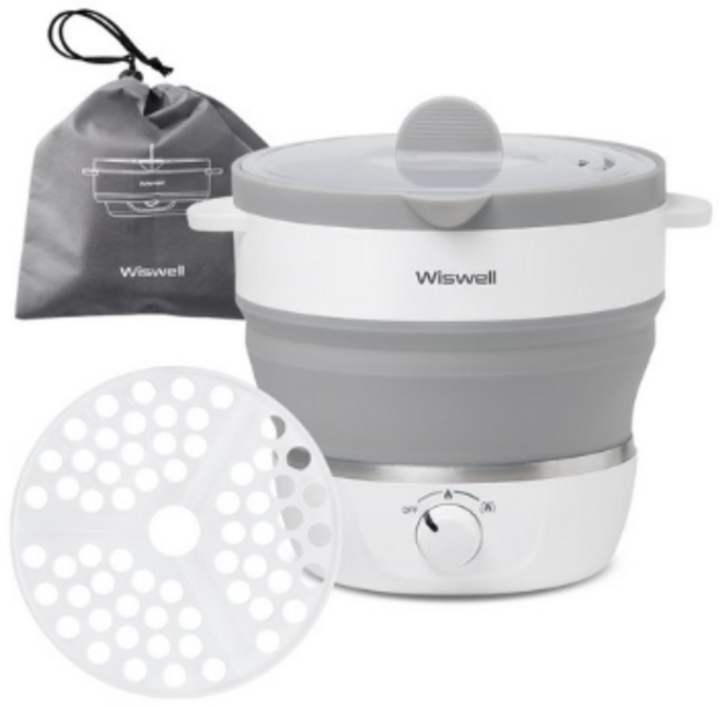 위즈웰 접이식 전기포트, WK3616 (접이식포트)