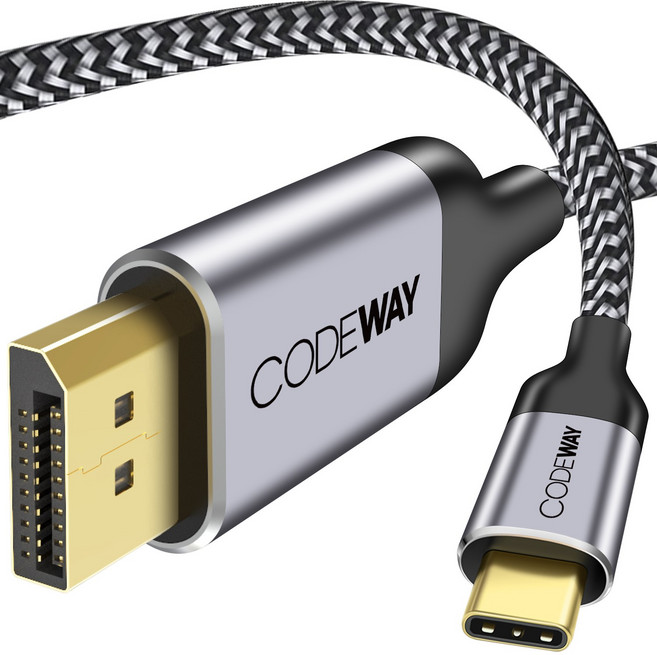 코드웨이 USB C타입 to DP 케이블, 1개, 3m