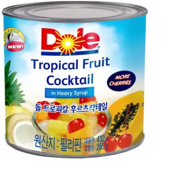 돌 트로피칼 후르츠칵테일 432g x 12개, 1개