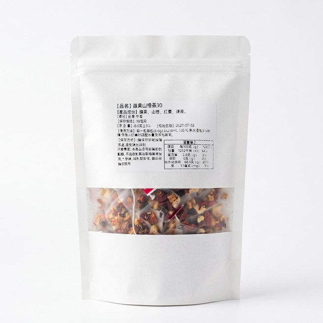 聖方堂 蘋果山楂茶 買5送1 體重過50多喝, 8g, 1個, 30個裝
