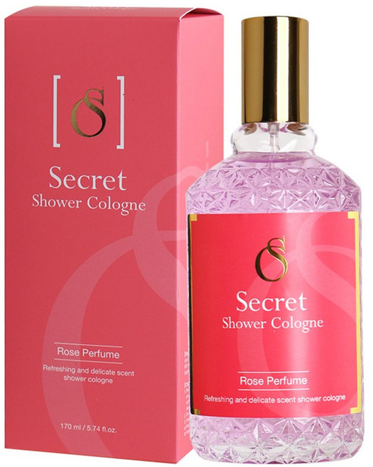 Secret Shower Cologne 玫瑰香氛, 1個, 170ml
