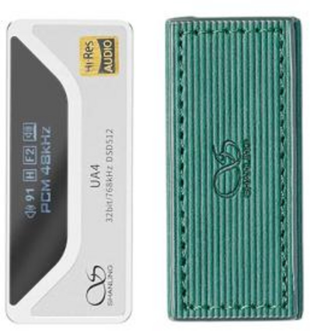 충전식헤드앰프 SHANLING UA4 블루 휴대용 USB DAC AMP 헤드폰 앰프 고해상도 오디오 ES9069Q 듀얼 RT6863 PCM768 DSD512 3.5/4.4mm, UA4 Slv Greencase