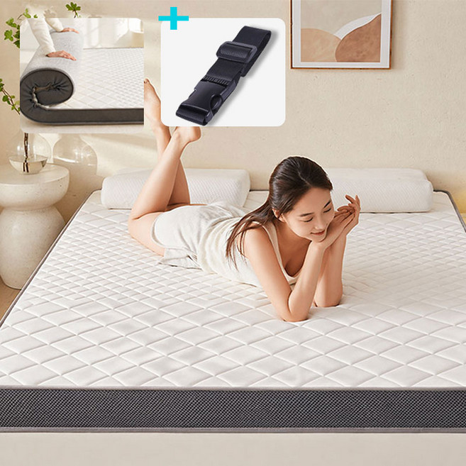 네루양품 25D메모리폼&라텍스 매트리스 바닥 침대 접이식 토퍼 수면매트 푹신탄탄 매트릭스