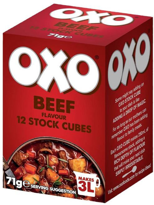 영국 옥소 비프 스톡 큐브 71g Oxo Beef Stock Cubes, 1개