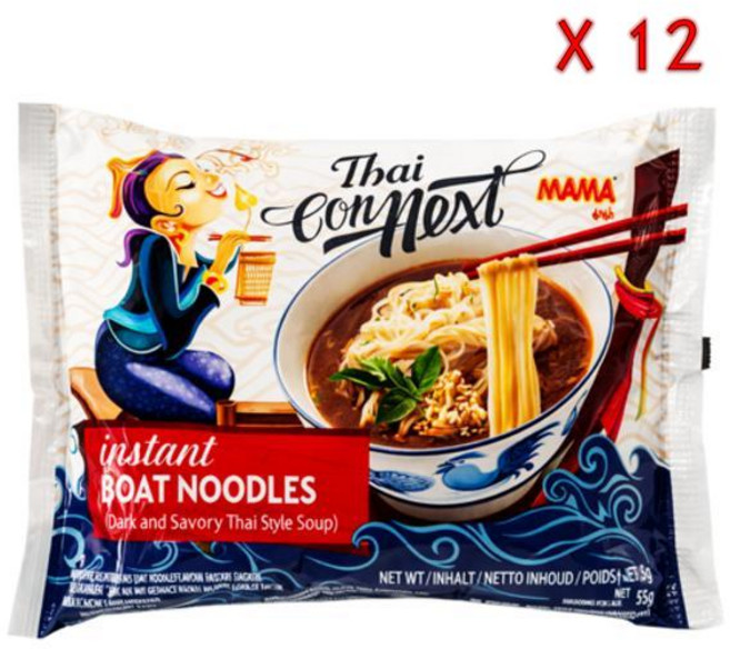 마마 인스턴트 타이 보트 누들, 12개