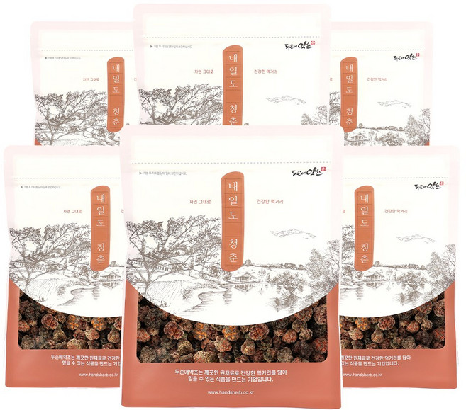두손애약초 국산 꾸지뽕 꾸찌뽕 구찌뽕 꾸찌뽕 나무 열매, 300g, 6개