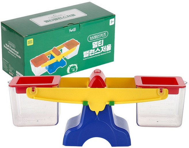 무게 측정 비교 저울 원리 수 크기 개념 학습 양팔 저울 어린이집 유치원 과학 교구, 1개, 멀티밸런스