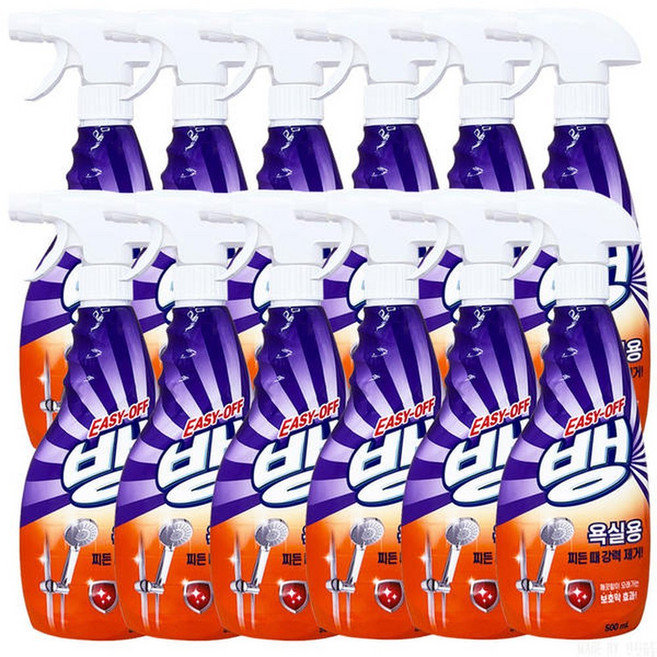 이지오프뱅 욕실용 강력 세정제 본품 500ml 12개