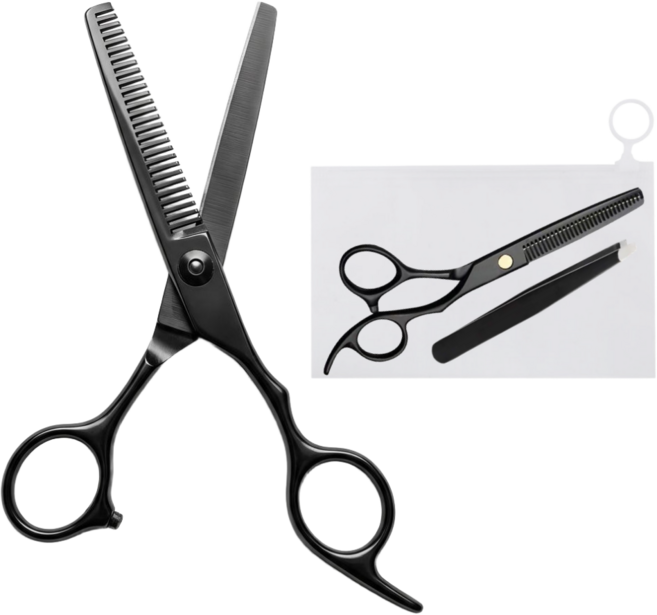 코지핸지 음모 숱가위 y존 셀프 제모 왁싱가위, 1개, 다크블랙