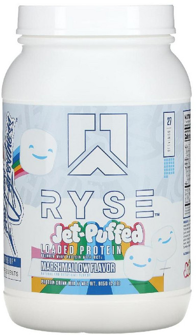 Ryse 제트-퍼프드 로디드 프로틴 마시멜로 맛, 1개, 915g