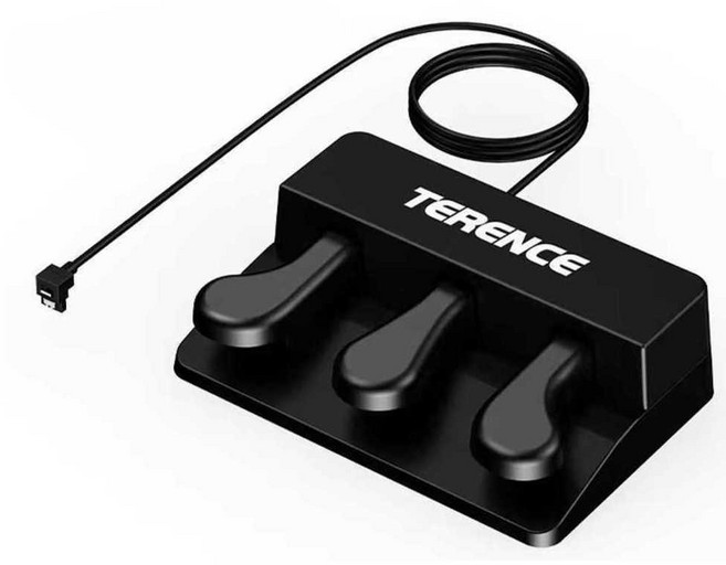 피아노 페달 레슨용 리프트 발판 연습도구 스텝 스툴, 5핀 커넥터