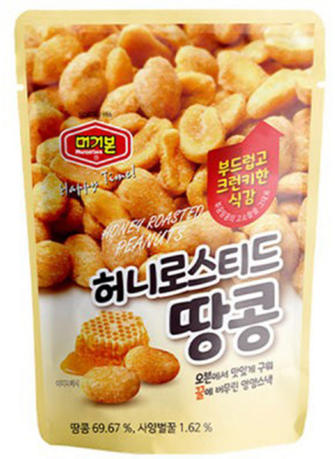 머거본 허니로스티드땅콩 110g 10봉, 10개