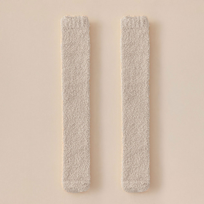 인밸 벨벳 레그워머 수족냉증 무릎 보호 발토시 극세사 수면양말 임산부 겨울 워머 양발세트