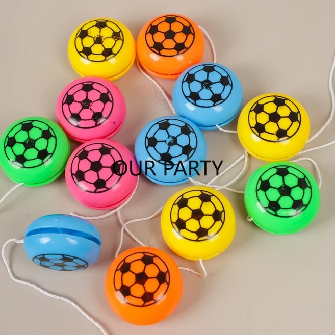 15Pcs 미니 스포츠 축구 테마 플라스틱 요요 공 어른를위한 클래식 장난감 생일 파티는 Pinata 필러 학교, 01 15Pcs