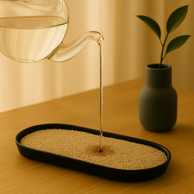 순수일상 천연 가습제 1개 500g (접시미포함)