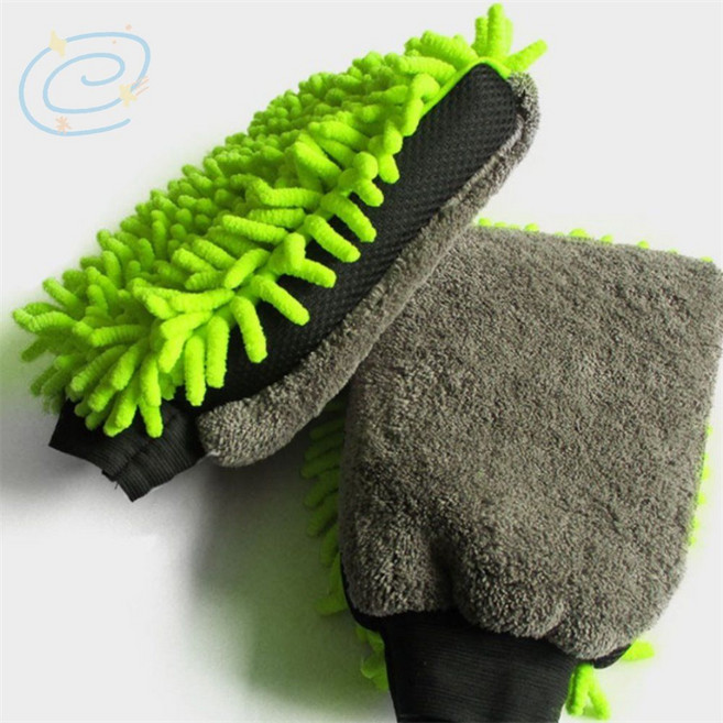 아모리움 손세차용품 세차 장갑, 오렌지+그레이