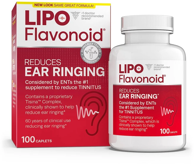 Lipo-Flavonoid Plus Ear Health 리포플라보노이드 플러스 이어 헬시, 100정, 2개 - 쿠팡