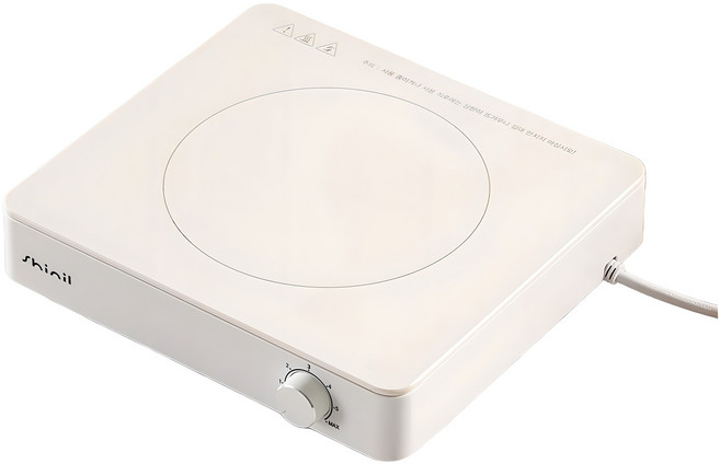 신일 레인지 인덕션 1구 화이트, SHL-WT12CP, 일반형