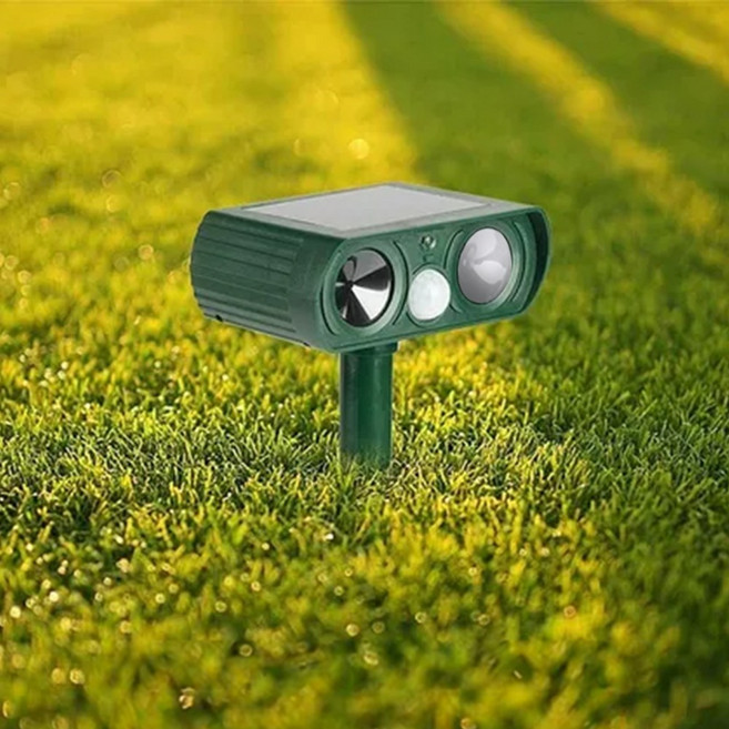 HK sell 솔쉴드 태양광 LED 초음파 유해 동물 퇴치기, SPRs_본품, 1개