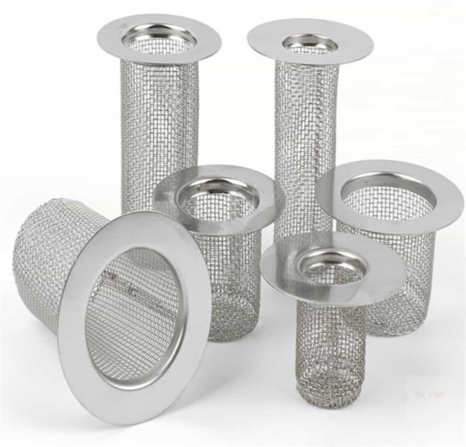 브이커머스 욕실배수구망 미니 스텐 배수구망, 4 x 8cm, 1개