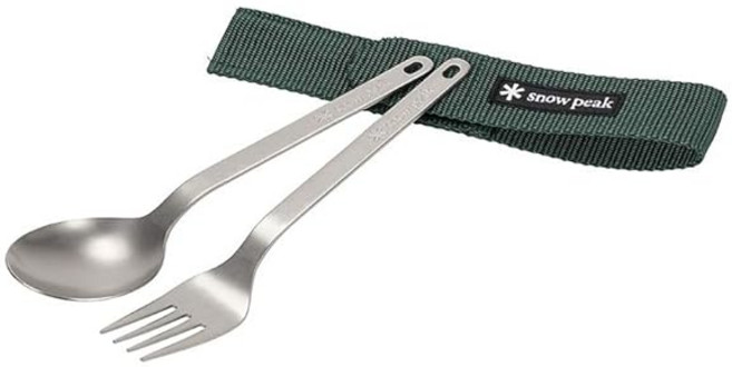 스노우피크(snow peak) 와파 무기 II SCT-002 젓가락 스푼 포크 커틀러리 세트 경량