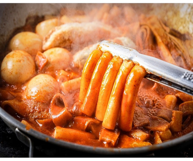 오떡볶이 밀키트 보통맛 국물 밀떡 떡뽁이, 1개, 500g