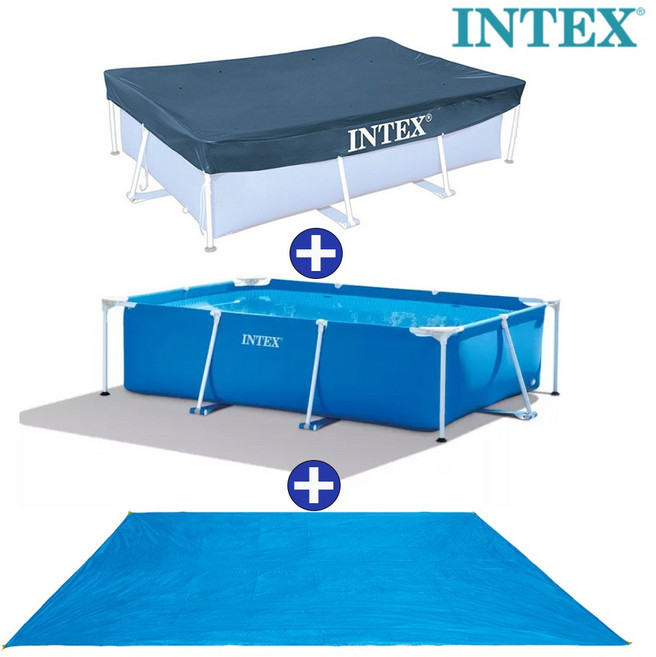 인텍스 국내정품 대형 풀장 3m x 2m 0.75m 28272, 정품덮개 포함 풀장28272+바닥천28048, 1개