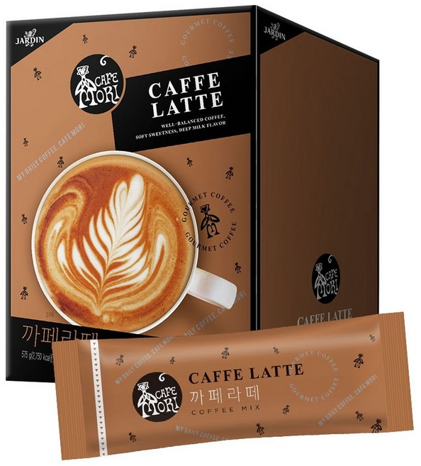 쟈뎅 까페모리 까페라떼, 11.5g, 50개입, 5개