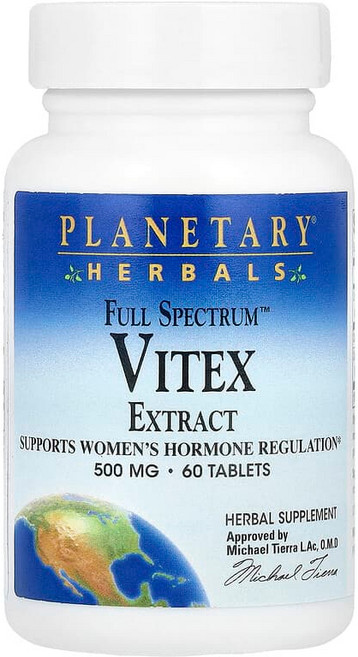 Planetary Herbals Full Spectrum™ 바이텍스 추출물 60정 PTF-10423, 1개