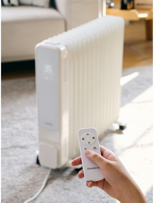 [AI절전형]LED맞춤온도조절 라디에이터 전기히터 리모컨형, 15핀, 15핀