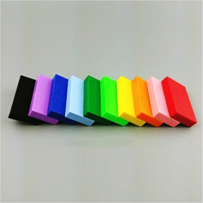 플라스틱막대(도미노)10색50개입 60x32x10mm