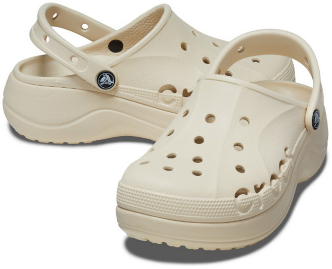 [크록스] 바야 플랫폼 클로그 208186-11S 윈터 화이트