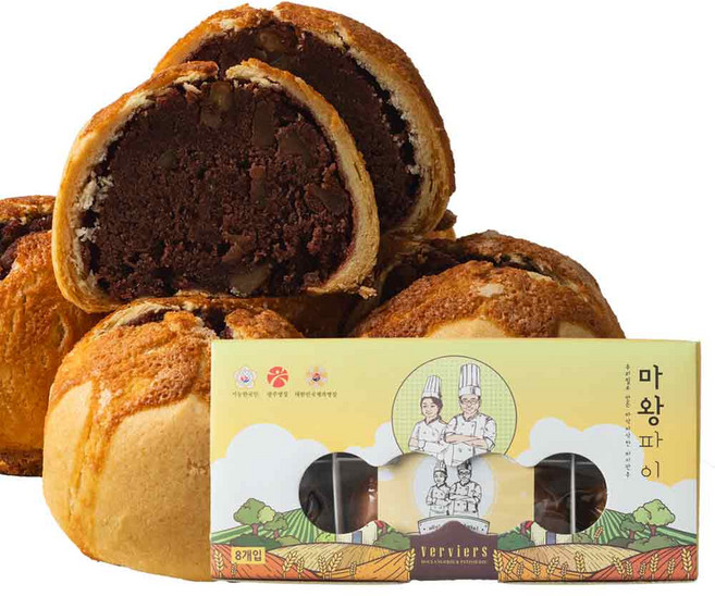 베비에르 마왕파이(오리지널 팥), 55g, 1박스