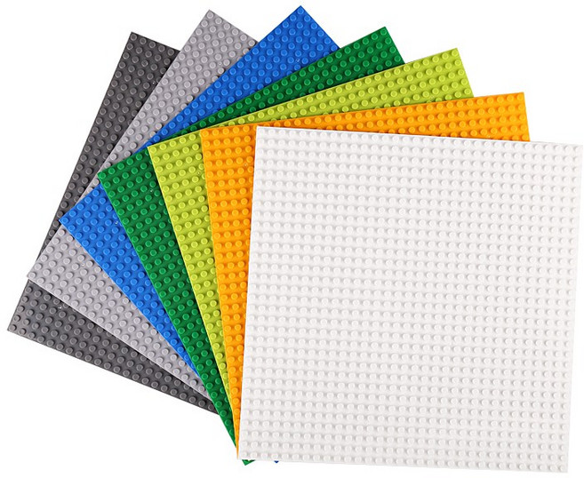 토이다락방 레고 클래식 놀이판 블럭판 레고판, 레고판 LB010 - 흰색, 1개