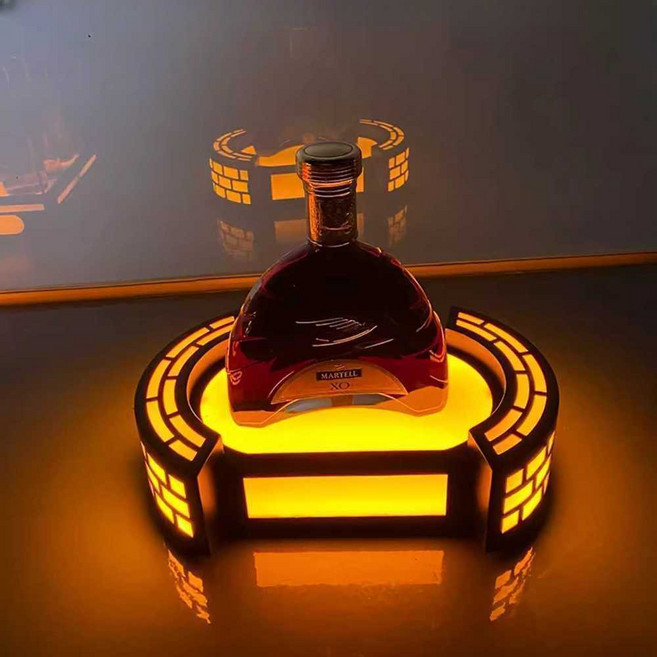 위스키 조명 받침대 양주 노래방 룸 바틀 LED 라운지, 다기능 와인바