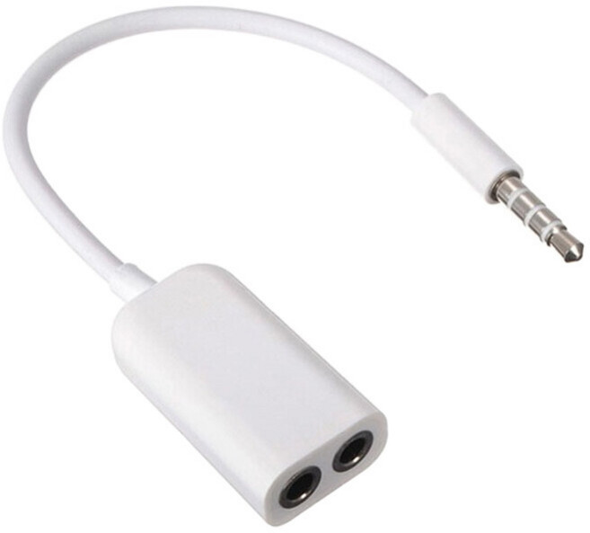 3.5mm 스테레오 AUX Y형 이어폰 공유 분배기 듀얼 확장 커플 잭