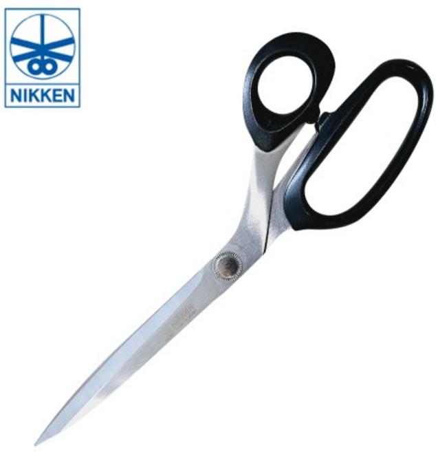 일본 니켄 재단가위 75641B NIKKEN, 1개, Black