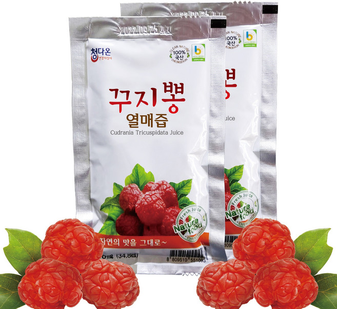 꾸지뽕열매진액100% 꾸지뽕열매즙 100% 국산/ 100ml, 50개