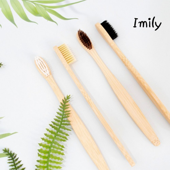 임산부 칫솔 친환경 대나무, 1개, 베이지, 1개입