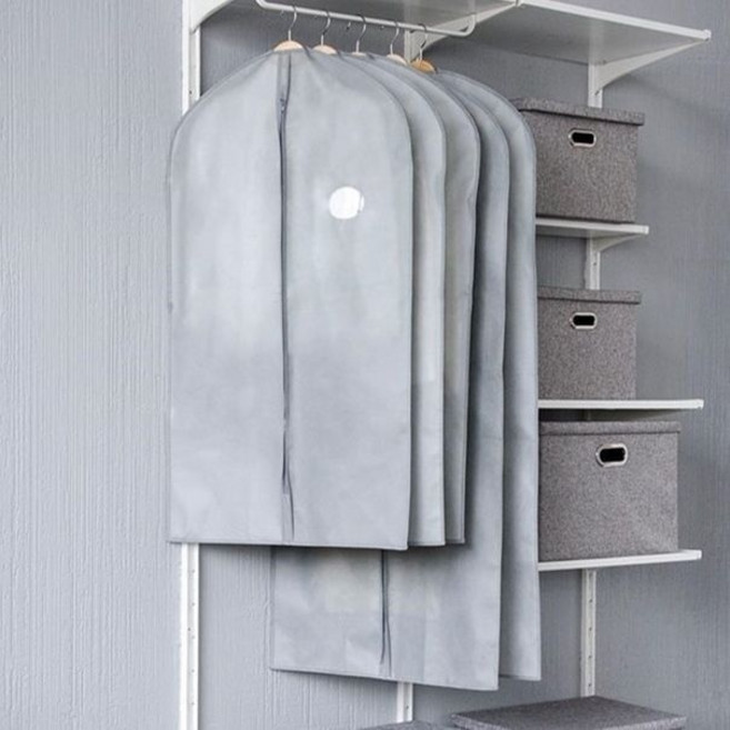 베이직 부직포 옷 커버 양복 덮개 3size, 블랙, M사이즈, 1개, 1개입