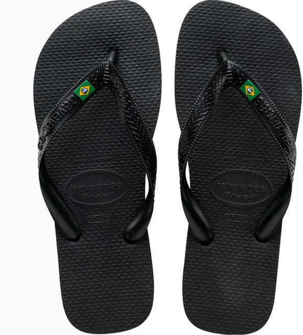 하바이아나스 Havaianas 유니 플립플롭 블랙 브라질 0090