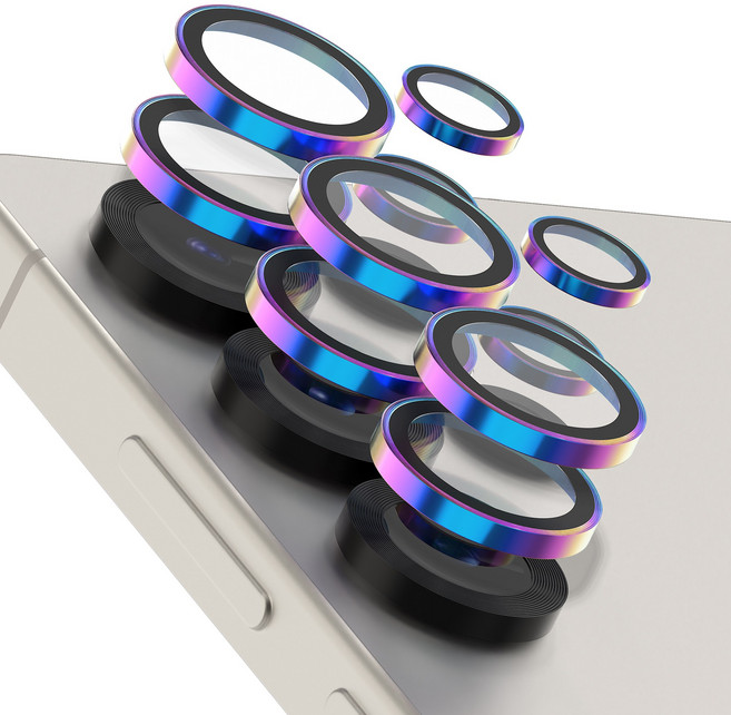 케이스박스 카메라 메탈 보호 렌즈 필름 2매, 1세트