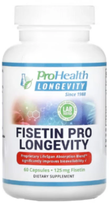 ProHealth Fisetin Pro Longevity 피세틴 60정, 60캡슐 - 쿠팡