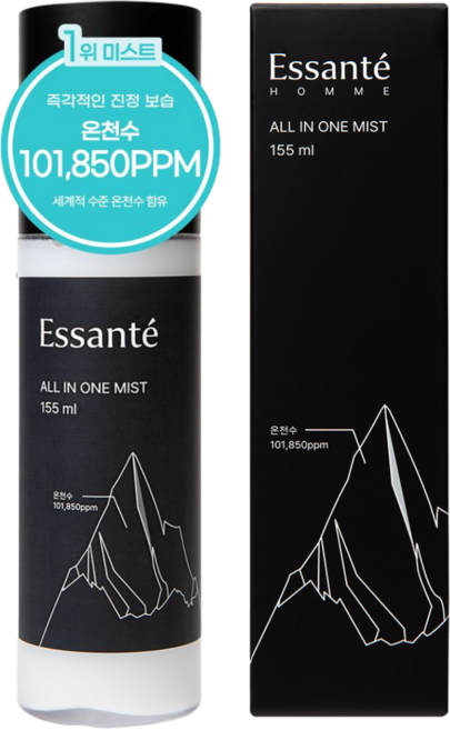 에쌍떼 1초만에 촉촉 승무원 수분 크림 미스트, 1개, 155ml