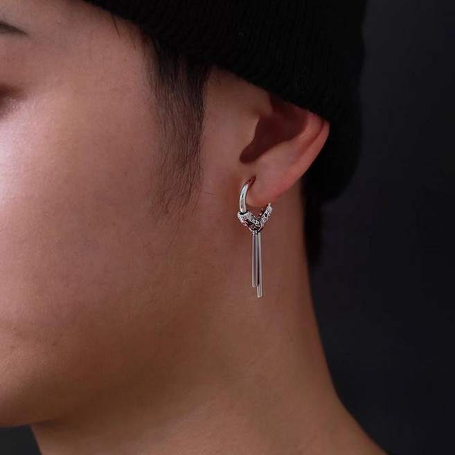 남자 패션 귀걸이 귀 안 뚫는 데일리 이어커프 귀찌