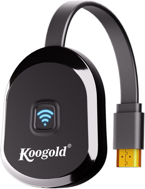Koogold 5G 듀얼밴드 미라캐스트 동글 MHL 스마트폰 무선미러링 HDMI TV 연결 TVING/유튜브 지원
