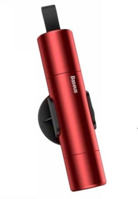 베이스어스 차량용 비상용 망치 CRSFH-0, 1개, 레드