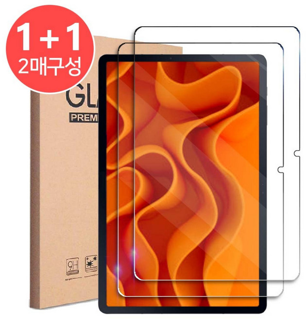 아이뮤즈 뮤패드 레볼루션 L11 호환 방탄 강화 유리 액정 보호 필름 2장 iMuz muPad Revolution 케이스나라, 1세트(1+1=2장)