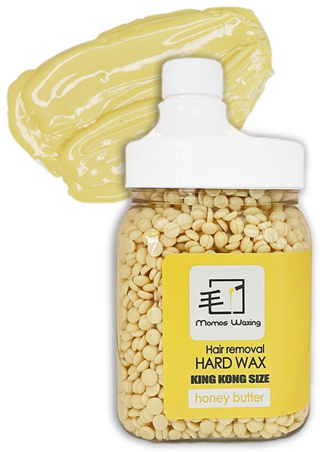 모모스왁싱 허니버터 대용량 하드왁스 모든 부위용, 400g, 1개